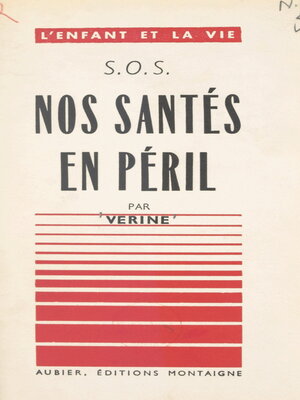 cover image of SOS, nos santés en péril